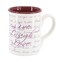 Gibson Home Inspirational Words Live, Laugh, Love 4 Piece 16 Ounce Stoneware Mug Set in Purple 142556.01 - alternate 3