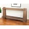 Homeroots 67" Brown Solid Wood Solid Console Table With Shelf 605656 - alternate 1
