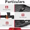 Wrightmaster 23 ft. Portable Aluminum Extension Ladder with Hook and Mobility Wheels, 330 lbs. Load Capacity ZOR-CMB-7 - alternate 5