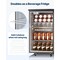 Vevor Beer Kegerator Draft Beer Dispenser Full Size Keg Refrigerator Dual Tap BF152-2 - alternate 5