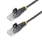 Startech.Com 2ft Black Slim CAT6 Ethernet Cable, Snagless RJ45, 28AWG Bare Copper, LSZH N6PAT2BKS - alternate 1