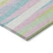 Homeroots 10' X 14' Mint Green Pink And Blue Striped Washable Indoor Outdoor Area Rug 597342 - alternate 6