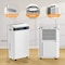 Edendirect 60 pt. 4500 sq. ft. Portable Dehumidifier with Bucket in. White, with Drainage Hose, Child lock ZR-FDD25-5293 - alternate 7