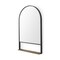 Homeroots 40" Black Metal Arch Accent Mirror 607275 - alternate 4