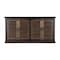 Homeroots 72in Dark Brown Solid Wood Shutter Style Sideboard with Four Doors 634320 - alternate 1