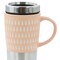 Mr. Coffee Travertine 16 Ounce Stoneware and Stainless Steel Travel Mug With Lid in Light Pink 138967.01 - alternate 4