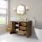 James Martin Vanities Hudson 48" Single Vanity, Honey Oak w/ 3 CM Carrara Marble Top 435-V48-HNO-3CAR - alternate 4
