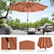 Pure Garden 10Ft Outdoor Tilting Patio Umbrella, Terracotta 50-100-TC - alternate 2