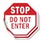 Signmission Stop Do Not Enter, 4 inch X 4 inch, Vinyl Decal, 2PK OC-D-2PACK-4-47 - alternate 1