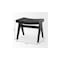 Homeroots 22in Black Solid Wood Bench 732380 - alternate 5