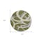Homeroots 8' Olive Green Beige And Gray Round Abstract Washable Indoor Outdoor Area Rug 599144 - alternate 4