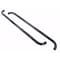 Big Country With Step Pads, 3in Round Bent, Powder Coated, Black, Steel, Without End Caps, Rocker Panel Mount 372061 - alternate 1