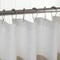 Homeroots 72" White And Taupe Striped Shower Curtain 484077 - alternate 1
