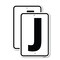 Signmission Sign with Letter J, 18'' X 24'' 2 Signs, Heavy Gauge Aluminum, 2PK A-1824-2PACK-22946 - alternate 1