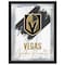 Holland Bar Stool Co Vegas Golden Knights 17 in.x22 in. Logo Wall Mirror MLogo - alternate 1