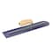 Bon Tool Finish Trowel Square and Round End Blue Steel - 20 in X 4 in Wood Handle 66-363 - alternate 2