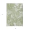 Homeroots 5' X 8' Artichoke Green Fern Green And Ivory Abstract Washable Indoor Outdoor Area Rug 587459 - alternate 5