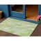 Homeroots 3' X 5' Green And Ivory Abstract Washable Indoor Outdoor Area Rug 582974 - alternate 1