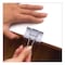 Officemate EZ Binder Clips, (25) Small (0.75"), (25) Medium (1.25"), (5) Large (2"), Gray, 55PK 99260 - alternate 4