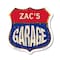 Signmission Zac's Garage, 18 Inch X 18 Inch, Plastic Sign SHI-P-18-383-ZAC - alternate 1