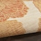 Homeroots 6' X 9' Orange And Ivory Floral Indoor Outdoor Area Rug 550202 - alternate 5