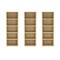 Manhattan Comfort Rivington 28in Open Bookcase in Natural Oak - Set of 3 3-BC003-NA - alternate 6