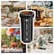 Happimess Fleur 25-Gallon Disposable Corrugated Cardboard Event Trash Can and Recycling Bin, Bridal Black, 2PK HPM1301A-SET2 - alternate 1