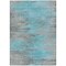 Homeroots 5' X 8' Teal Blue Charcoal And Gray Abstract Washable Indoor Outdoor Area Rug 587183 - alternate 5