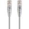 Monoprice Slim Cat6 Utp Network Cable, 2 ft.Gray 13524 - alternate 1