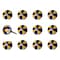 Homeroots Set of Twelve Blue And Yellow Floral Ceramic Drawer Pull Knobs, 12PK 358134 - alternate 5