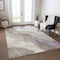 Homeroots 9' X 12' Taupe And Lavender Abstract Washable Indoor Outdoor Area Rug 611397 - alternate 5