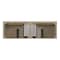 James Martin Vanities Lorelai 72" Dbl Vanity, Whitewashed Oak, w/ 3 CM Siberian Silestone Top w/FreePower Wireless Charger 424-V72-WWO-FSFR - alternate 6
