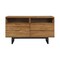 Homeroots 59" Brown Solid Wood Four Drawer Double Dresser 518613 - alternate 6