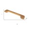 Homeroots 14in Traditional Solid Teak Towel Bar 475858 - alternate 4