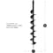 Hiltex 3/4'' Shaft Steel Auger Bit for Planting and Fencing, 4'' Width x 30'' Height 10245 - alternate 3