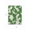 Homeroots 5' X 8' Green And Ivory Abstract Washable Indoor Outdoor Area Rug 614528 - alternate 8