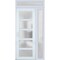 Vdomdoors Front Exterior Prehung FiberGlass Door Frosted Glass / Manux 8002 White Silk / Sidelight and Transo MANUX8002EXD-WS-W36+16 x H80+14-RH - alternate 6