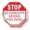 Signmission Stop No Forklifts Beyond This Point, 6 inch X 6 inch, Vinyl Decal, 2PK OC-D-2PACK-6-59 - alternate 1