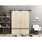 Sartodoors Slab Barn Door Panel, Planum 0012 Natural Veneer and Aluminum Strips, Sturdy Finished Flush Modern PLANUM0012S-SHP-3284 - alternate 1