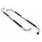 Big Country With Step Pads, 3 Inch Round Bent, Chrome Plated, Steel, Without End Caps, Rocker Panel Mount 372763 - alternate 1