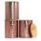 Megachef 3 Piece Golden Kitchen Canister Set with Bamboo Lids in Rose Gold MG-570 - alternate 4