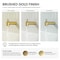 Kibi Circular Wall Mounted 1/2 in Slip-On Tub Spout with Diverter, Brushed Gold TS102BG - alternate 8