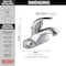 Delta Foundations Single Handle Centerset Bathroom Faucet B510LF-PPU-ECO2 - alternate 5
