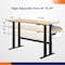 4Dock 72 in. W x 36 in. D  4-Motor Electric Adjustable Height Workbench with Rubber Wood Tabletop WB223R(IB) - alternate 5