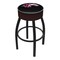 Holland Bar Stool Co 30" Southern Illinois Cushion Seat, Blk Wrinkle Base Swivel Bar Stool L8B130SouIll - alternate 1