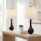 Jonathan Y Dylan 25" Metal/Crystal Teardrop LED Table Lamp, Oil Rubbed Bronze, 2PK JYL5010C-SET2 - alternate 8