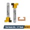 Powertec T Track, Tungsten Carbide Tipped Router Bit, 1/4" Shank, 5/8" Dia., Slatwall, 2PK 73022-P2 - alternate 1