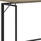 Homeroots 40" Gray Wood and Stainless Steel Computer Desk 723733 - alternate 6