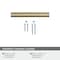 Amerock Versa 3 inch (76mm) Center-to-Center Golden Champagne Cabinet Pull, 25PK 25VMP55530BBZ - alternate 4