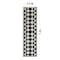 World Rug Gallery Geometric Bohemian Runner Rug 2 ft 3 in x 12 ft Black WR99BLACK2X12 - alternate 6